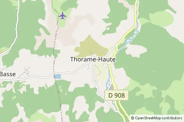 Mapa Thorame-Haute