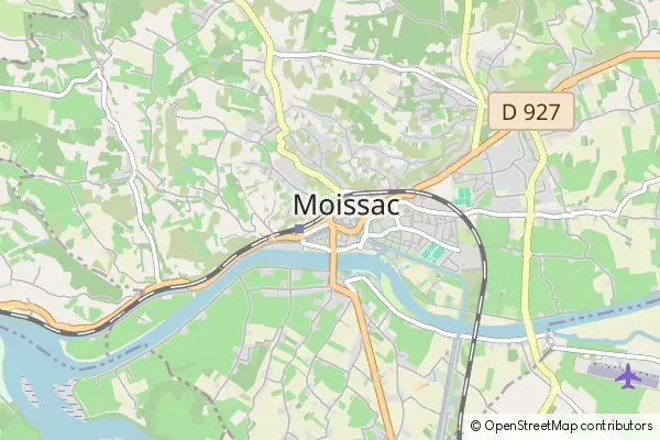 Mapa Moissac