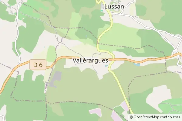 Mapa Vallérargues