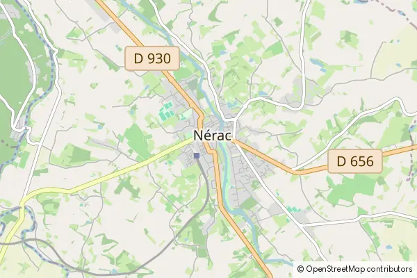 Mapa Nérac