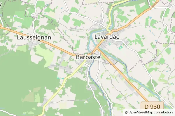 Mapa Barbaste