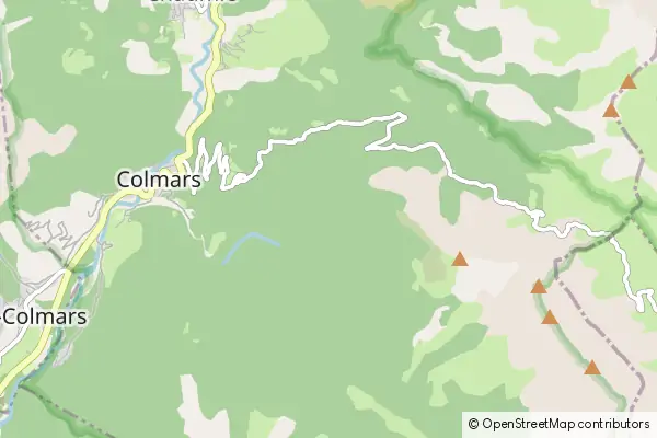 Mapa Colmars