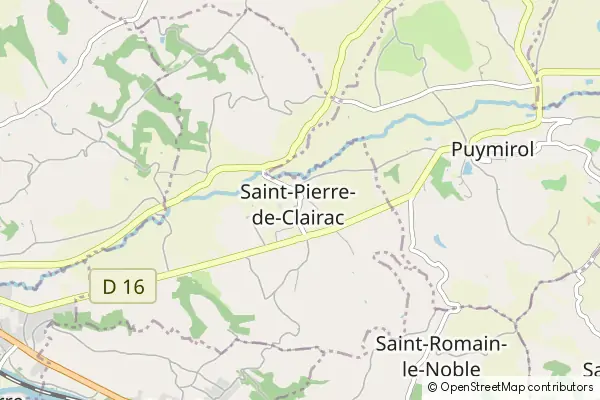 Mapa Saint-Pierre-de-Clairac