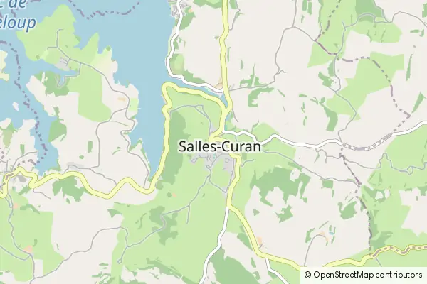 Mapa Salles-Curan