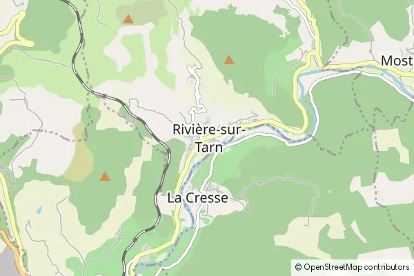 Mapa Rivière-sur-Tarn