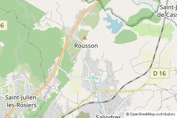 Mapa Rousson