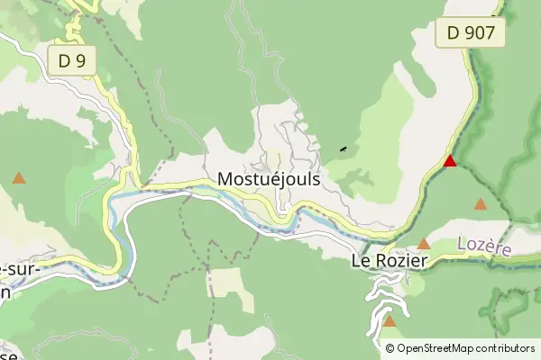 Mapa Mostuéjouls