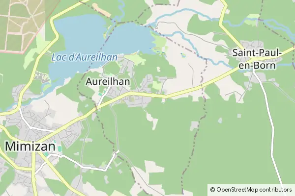 Mapa Aureilhan