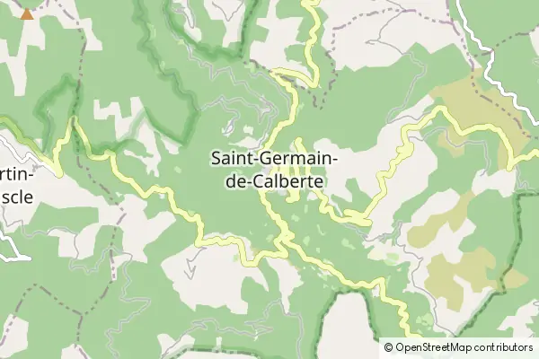 Mapa Saint-Germain-de-Calberte