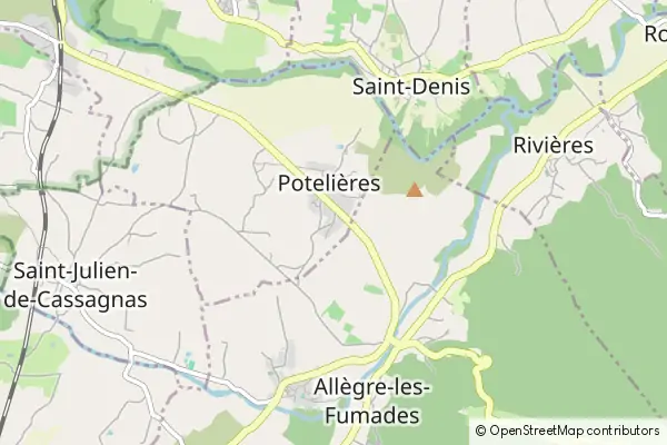 Mapa Potelières