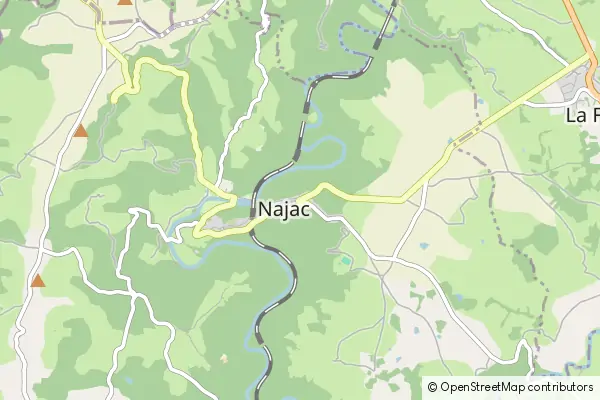 Mapa Najac