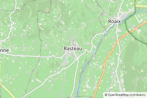 Mapa Rasteau