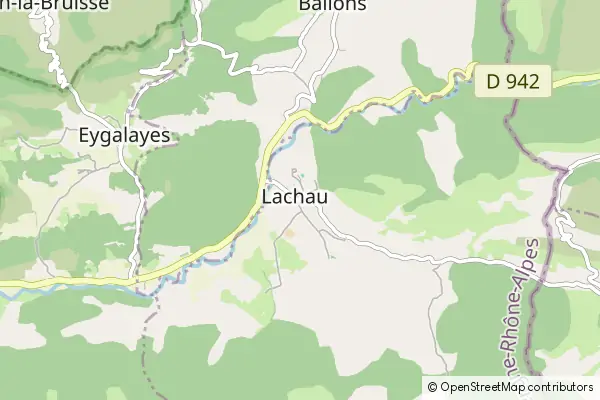 Mapa Lachau