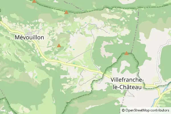 Mapa Mévouillon