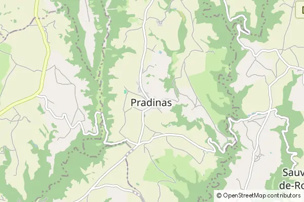 Mapa Pradinas