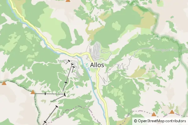 Mapa Allos