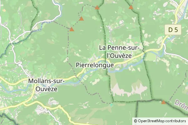 Mapa Pierrelongue