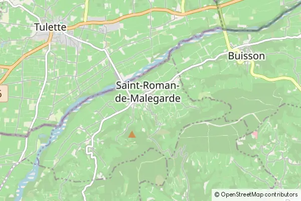 Mapa Saint-Roman-de-Malegarde