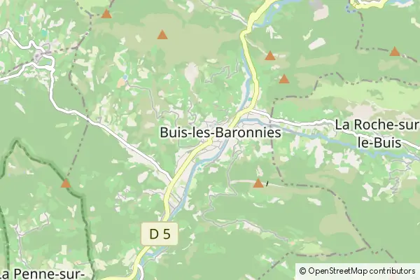 Mapa Buis-les-Baronnies