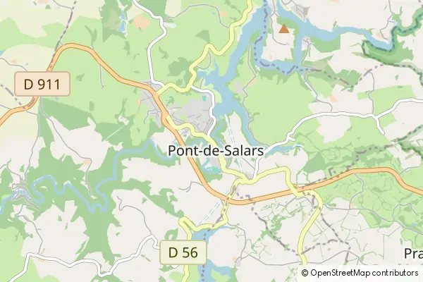 Mapa Pont de Salars