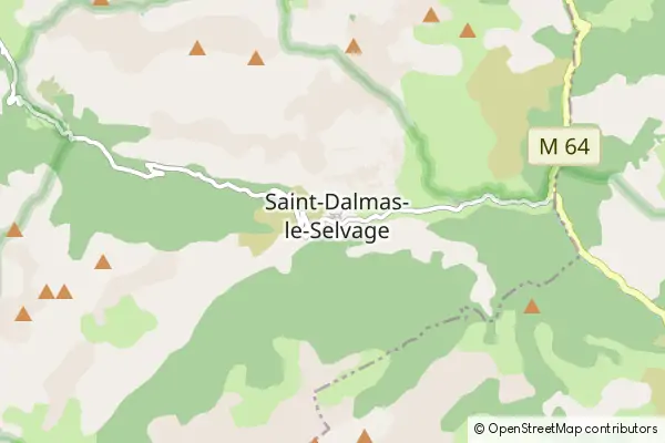 Mapa Saint-Dalmas-le-Selvage