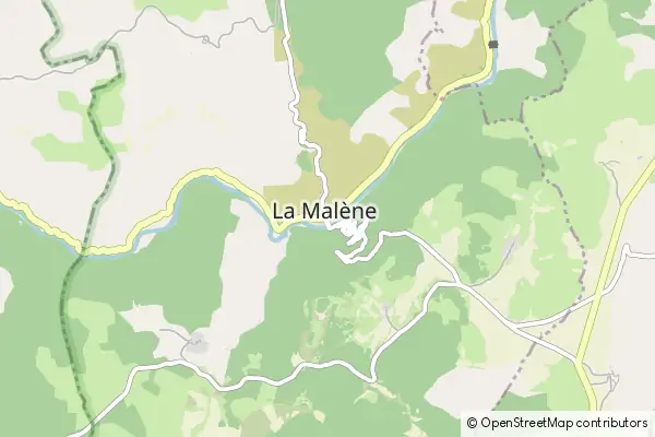 Mapa La Malène