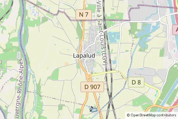 Mapa Lapalud