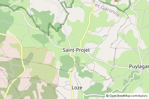 Mapa Saint Projet