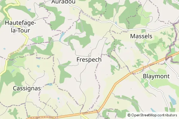 Mapa Frespech