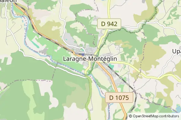 Mapa Laragne-Montéglin