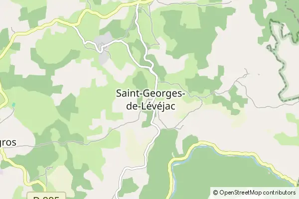 Mapa Saint-Georges-de-Lévéjac