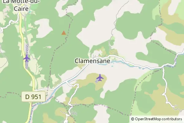 Mapa Clamensane