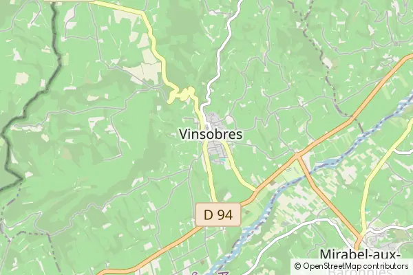 Mapa Vinsobres