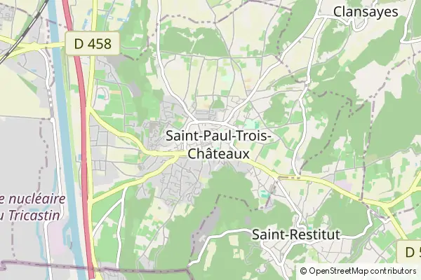 Mapa Saint-Paul-Trois-Châteaux