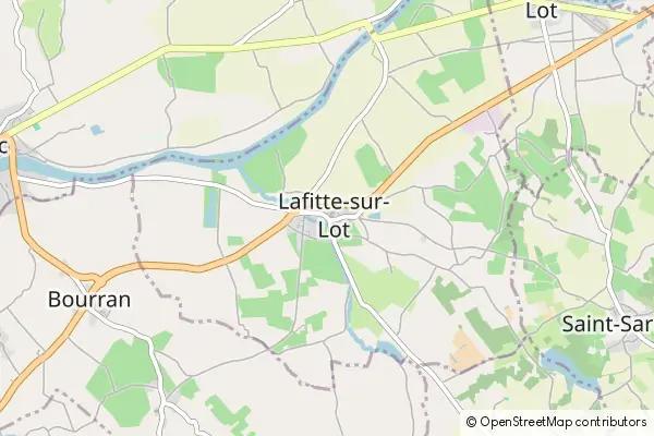 Mapa Lafitte-sur-Lot