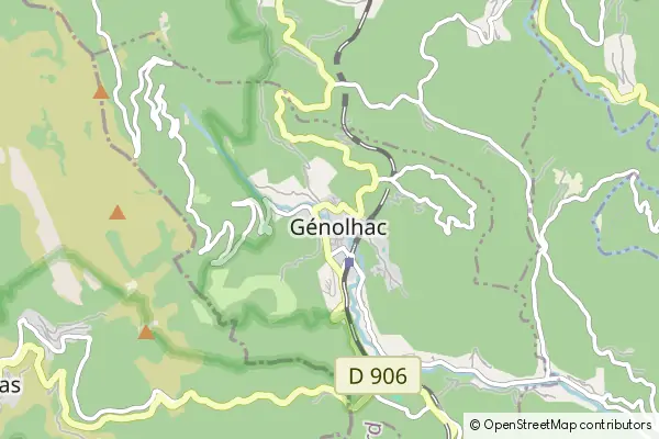 Mapa Génolhac