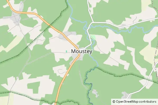 Mapa Moustey