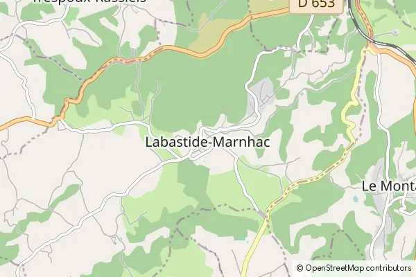 Mapa Labastide-Marnhac