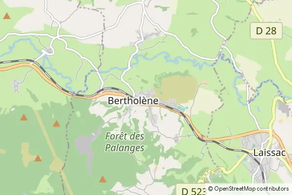 Mapa Bertholène