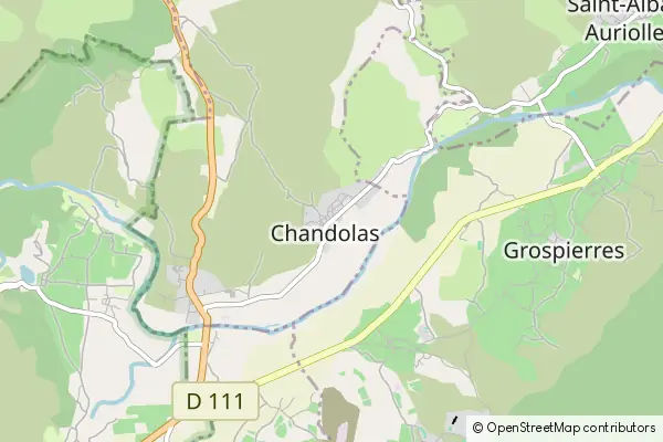 Mapa Chandolas