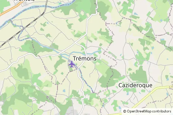 Mapa Trémons