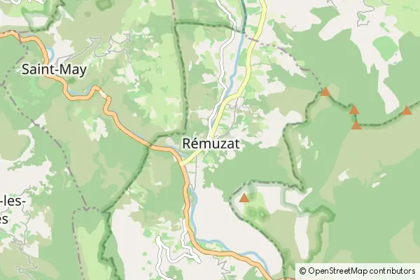 Mapa Rémuzat