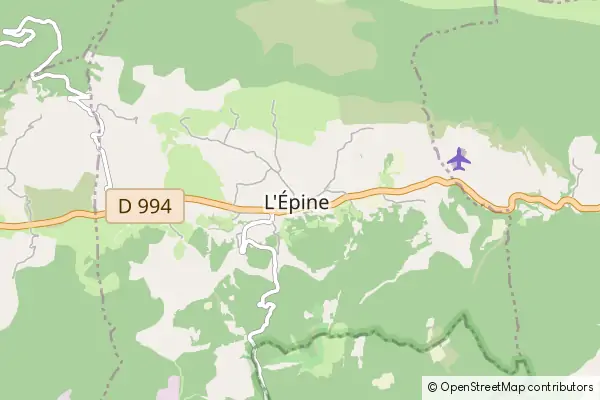 Mapa L’Épine