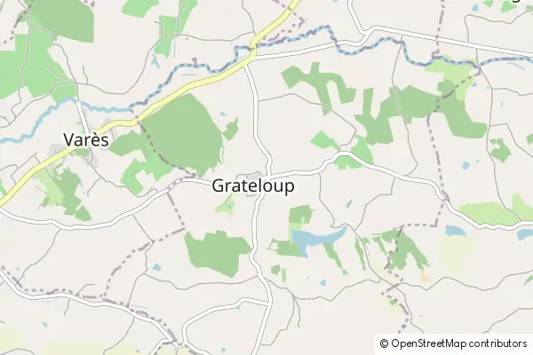 Mapa Grateloup-Saint-Gayrand