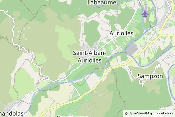 Mapa Saint-Alban-Auriolles