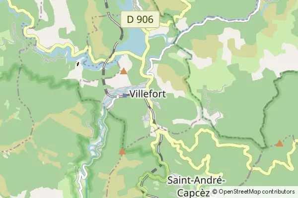 Mapa Villefort