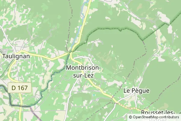 Mapa Montbrison-sur-Lez