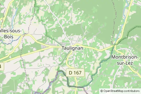 Mapa Taulignan