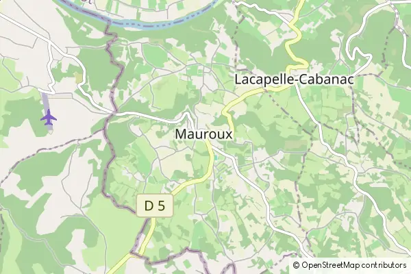 Mapa Mauroux