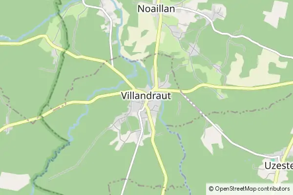 Mapa Villandraut